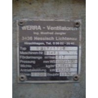 Exhaustor für Kupolofen WERRA, 13020 m³/h